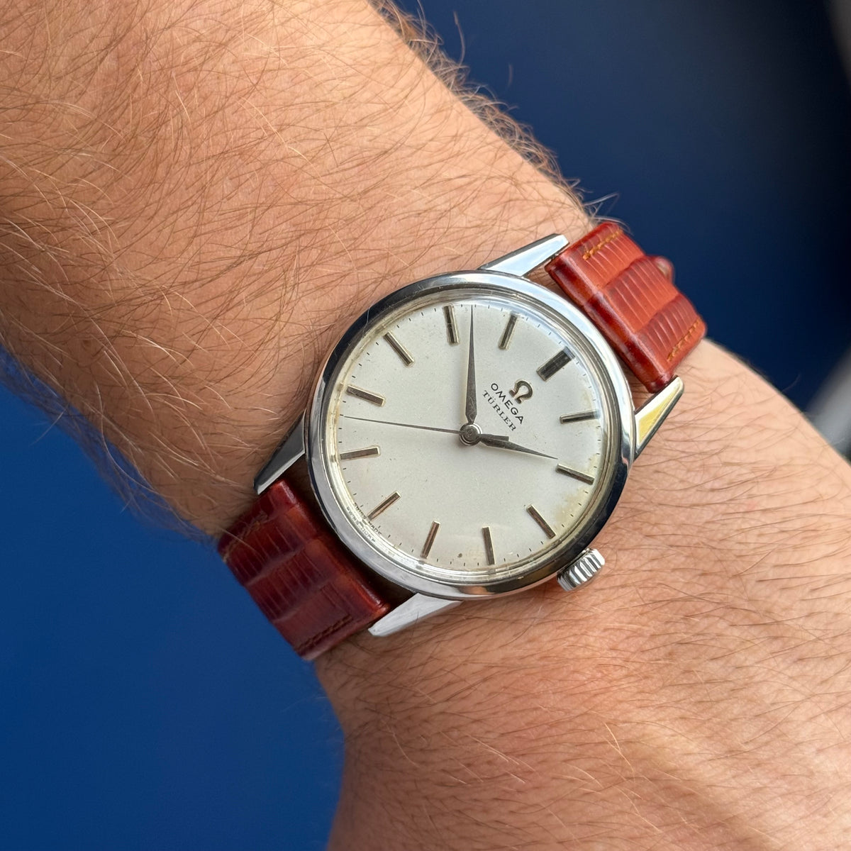 1961 Omega Seamaster Türler men’s manual wind wrist watch steel