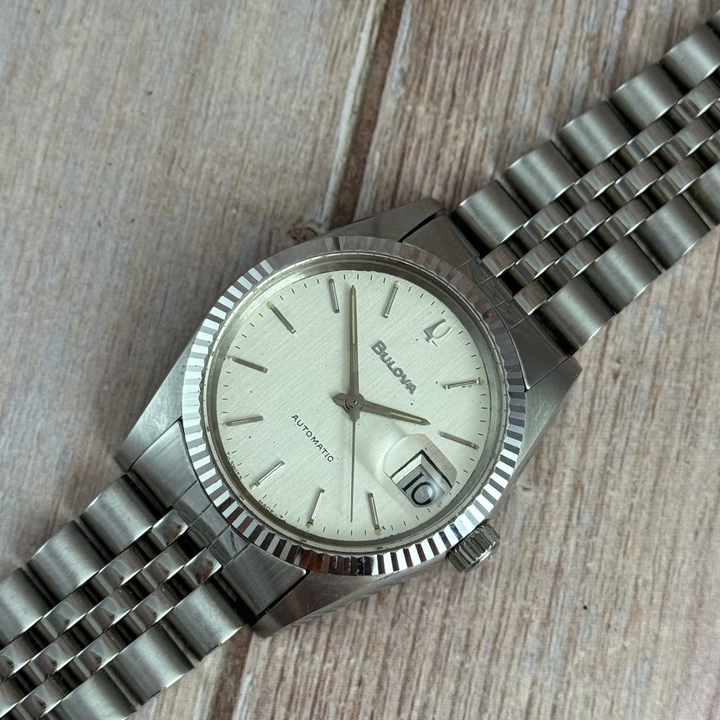 1979 Bulova ‘Datejust’ men’s automatic wrist watch 37mm Royal Oak era