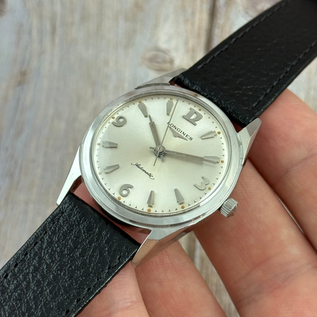 1961 Longines ‘grand prize’ gents automatic wrist watch steel (2534-340)