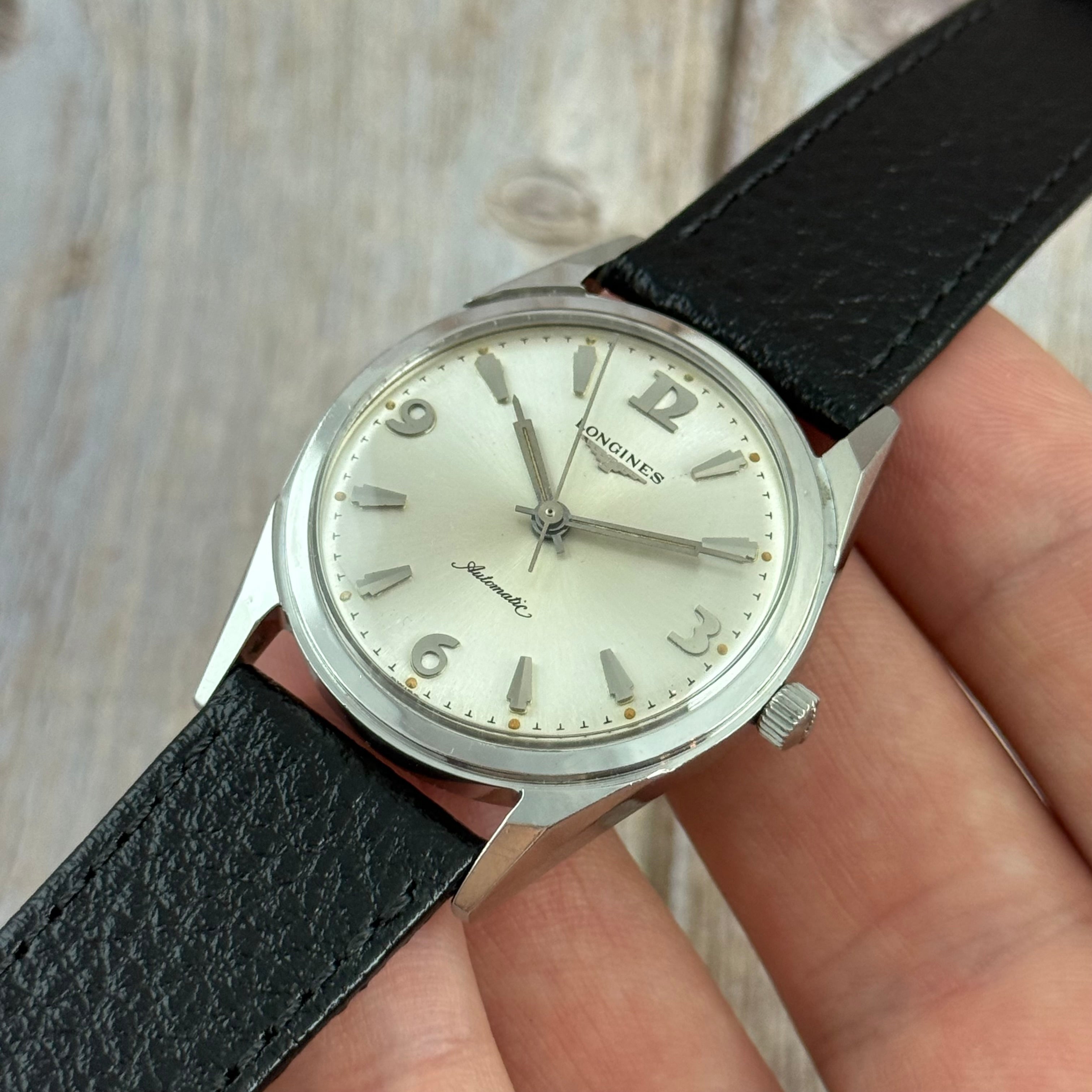 1961 Longines ‘grand prize’ gents automatic wrist watch steel (2534-340)