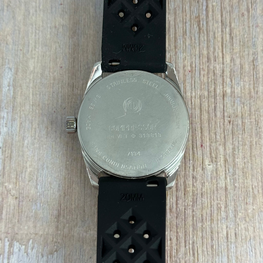 1970s Zitura Delphine Men’s Compressor Dive Watch Swiss Tropical Dial