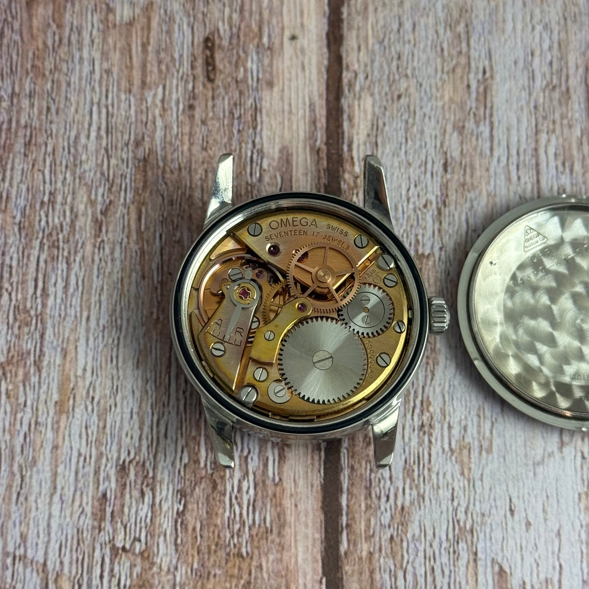 1961 Omega Seamaster Türler men’s manual wind wrist watch steel