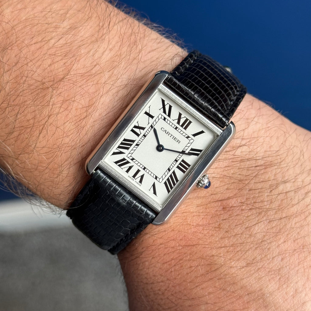 2010 Cartier Tank Solo unisex quartz wrist watch (2715) 27mm
