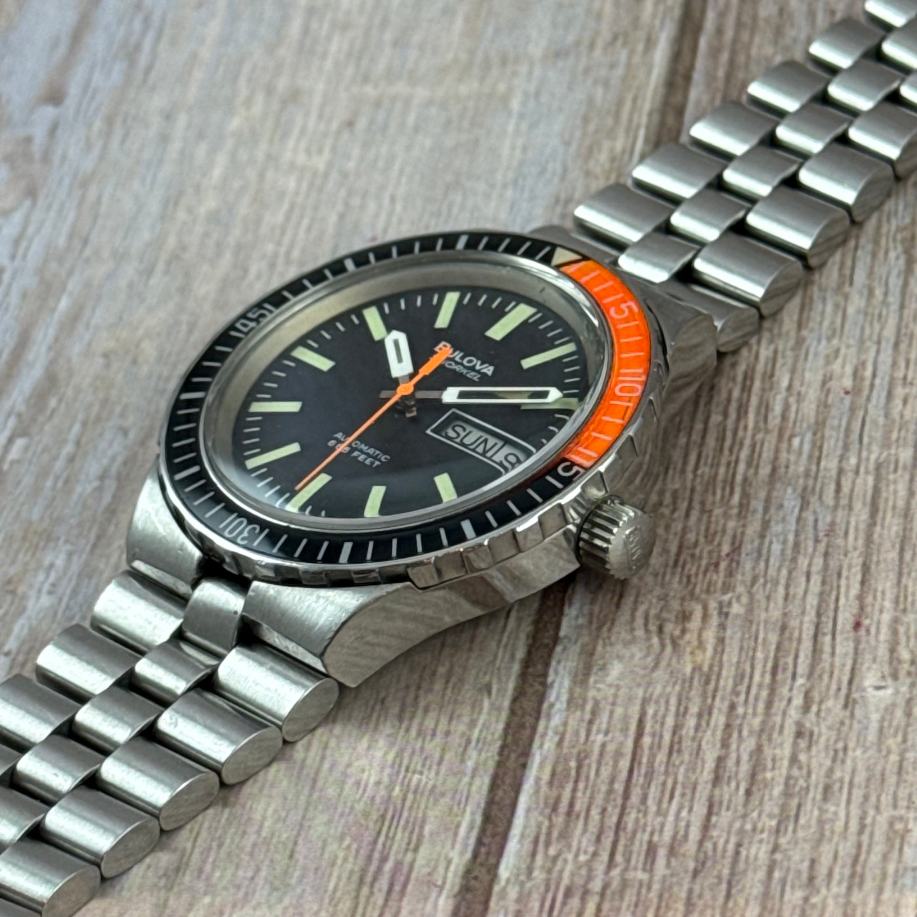 1970s ICONIC Bulova “Devil diver” men’s divers watch 39mm