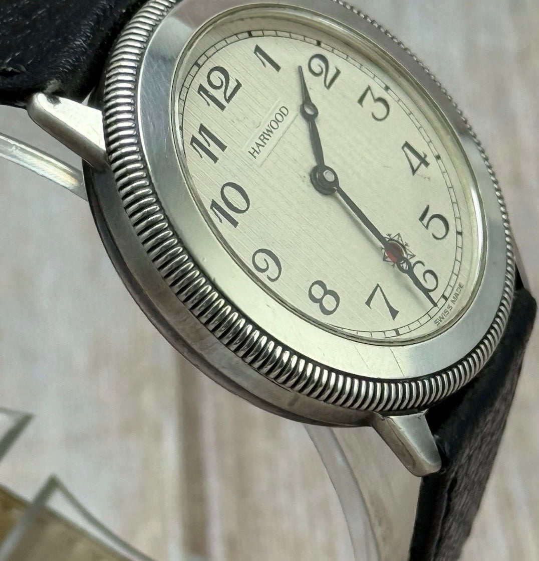 925 Silver Harwood 1926 Limited Edition Reissue Automatic Men’s Watch 35mm