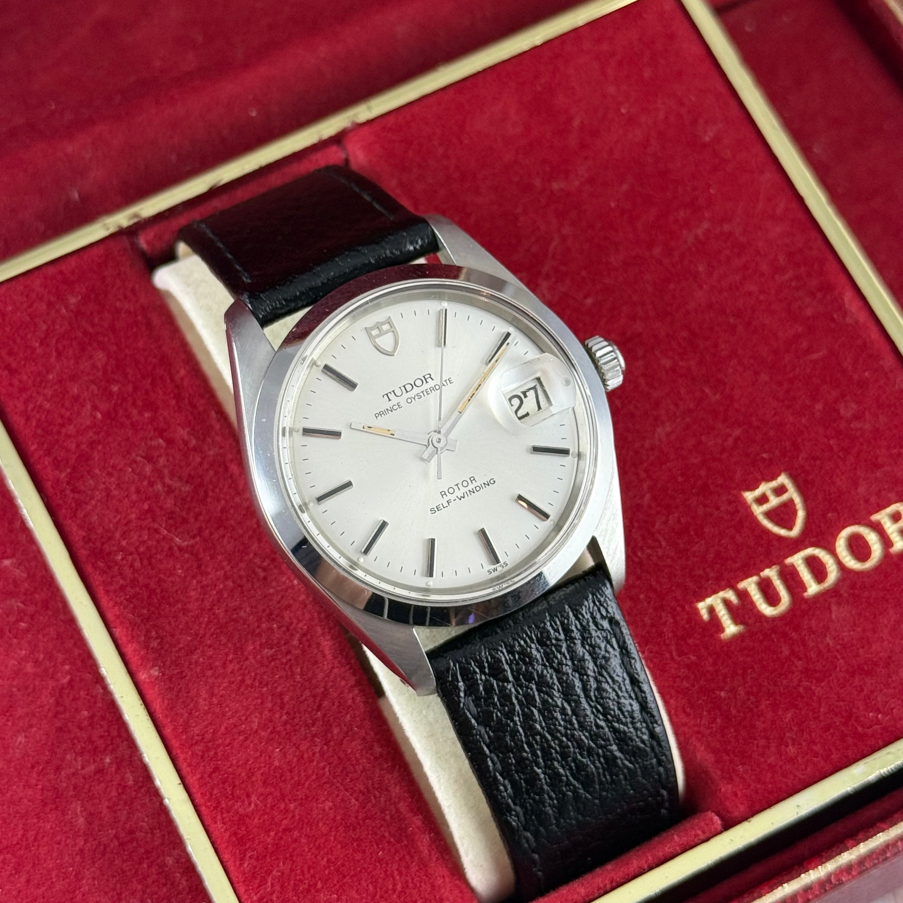 1980 Tudor Prince Oyster date gentlemen’s steel wrist watch automatic full collectors set