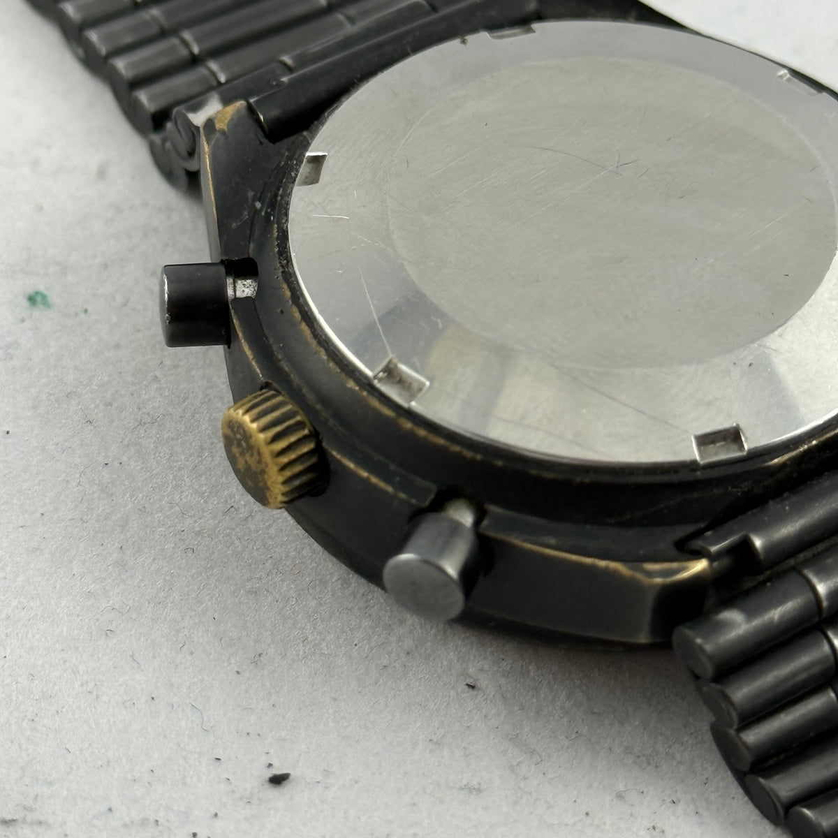 1980s Gallet Multichron 12 Automatic Chronograph PVD 'Valjoux Cal. 7750' "Top Gun"