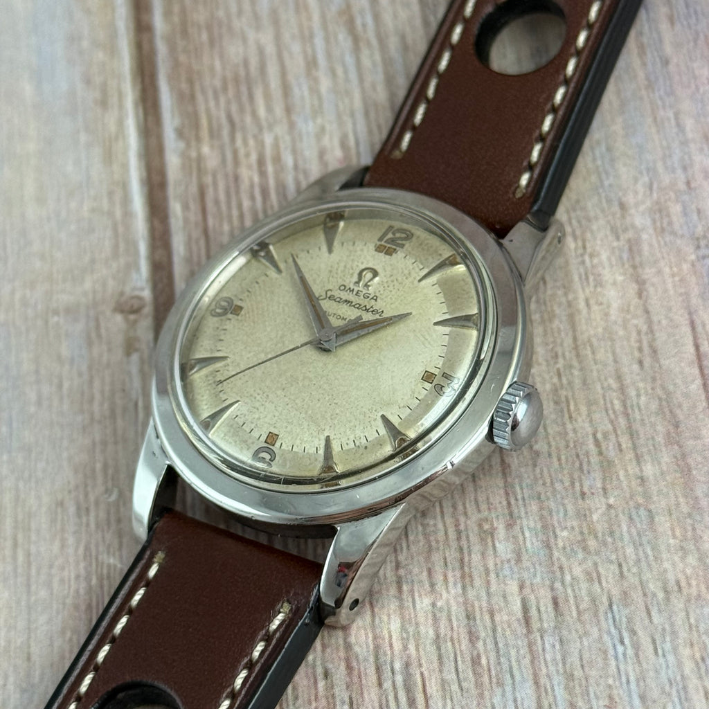 1950 Omega Seamaster ‘Explorer Arabic’ Dial Men’s Automatic Wrist Watch 35mm SERVICED
