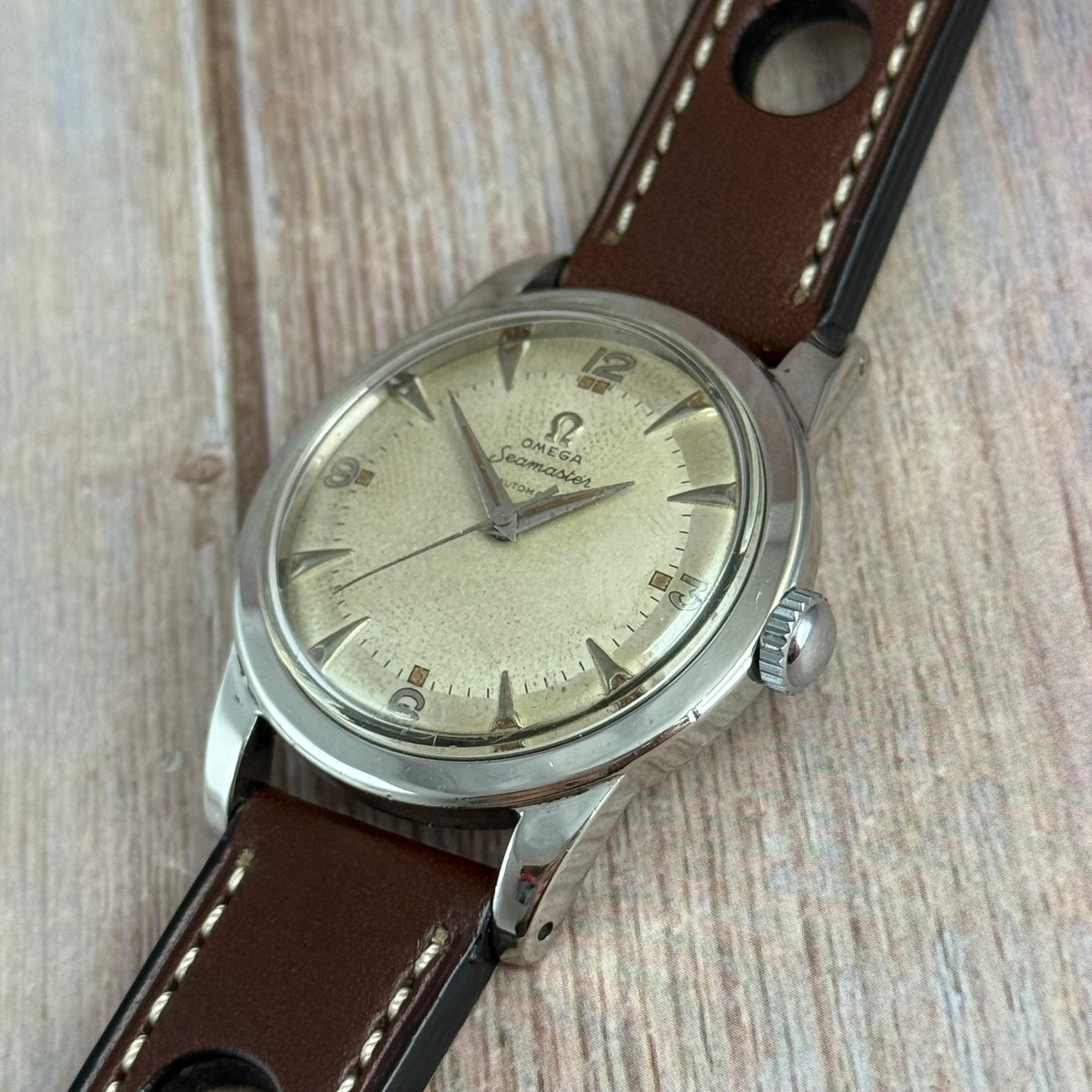 1950 Omega Seamaster ‘Explorer Arabic’ Dial Men’s Automatic Wrist Watch 35mm SERVICED