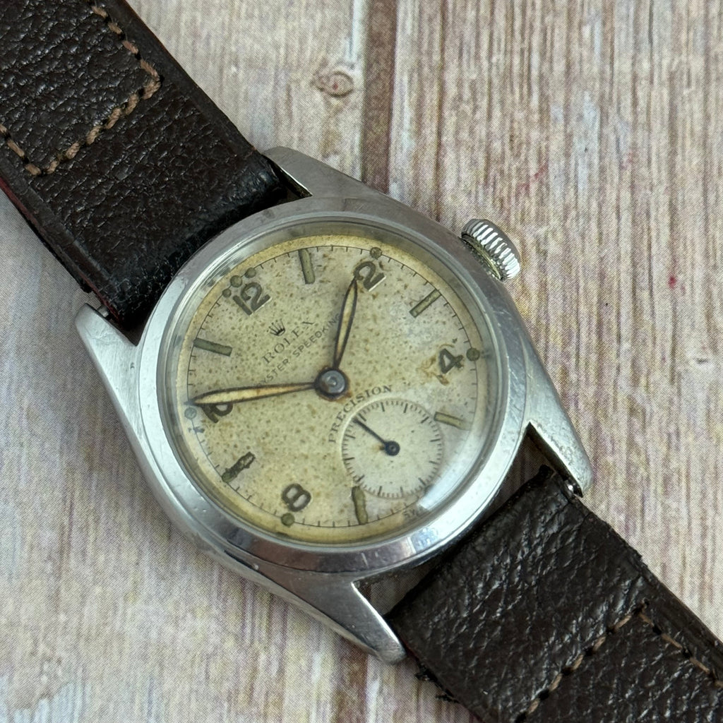 1948 Rolex Oyster SpeedKing Gents Ref 5056 Vintage Watch 30mm Serviced
