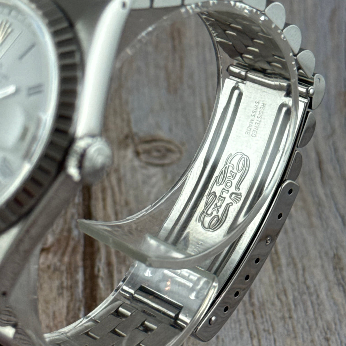 1986 Rolex Datejust 36 silver “Buckley” dial steel men’s watch MINT CONDITION