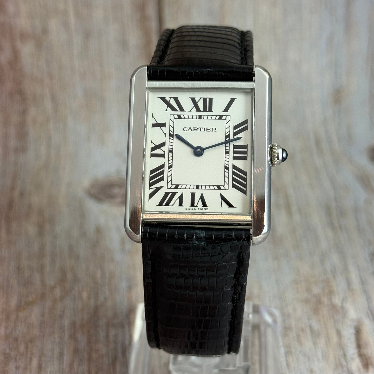 2010 Cartier Tank Solo unisex quartz wrist watch (2715) 27mm
