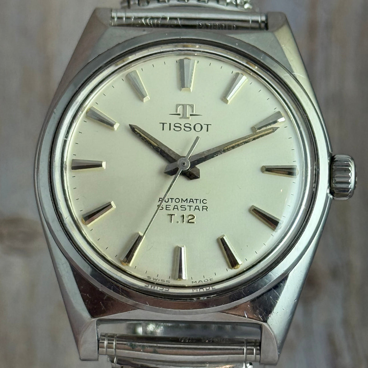 Vintage Tissot Seastar automatic T12 ‘flagship Back’ Men’s Wrist Watch