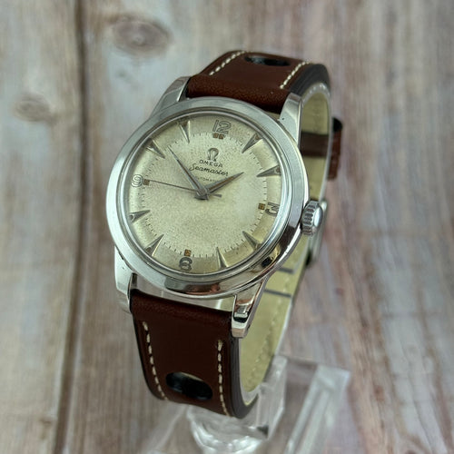 1950 Omega Seamaster ‘Explorer Arabic’ Dial Men’s Automatic Wrist Watch 35mm SERVICED