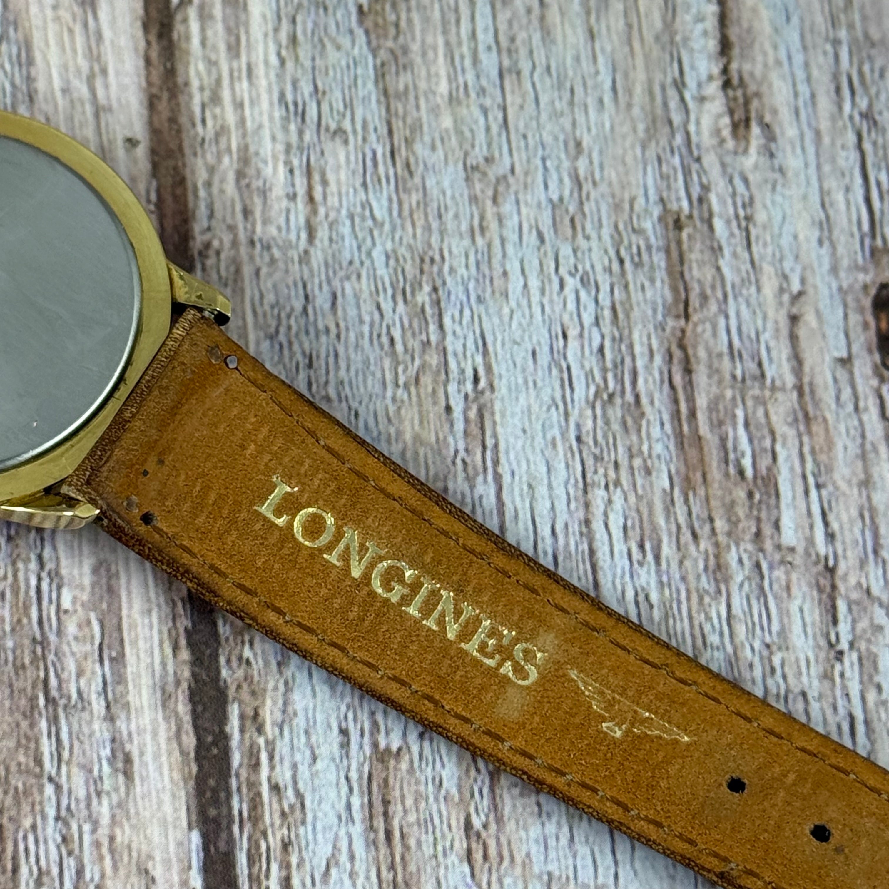 Vintage Longines Breguet Dial Men’s Manual Wind Watch 34mm Gold Plated Working