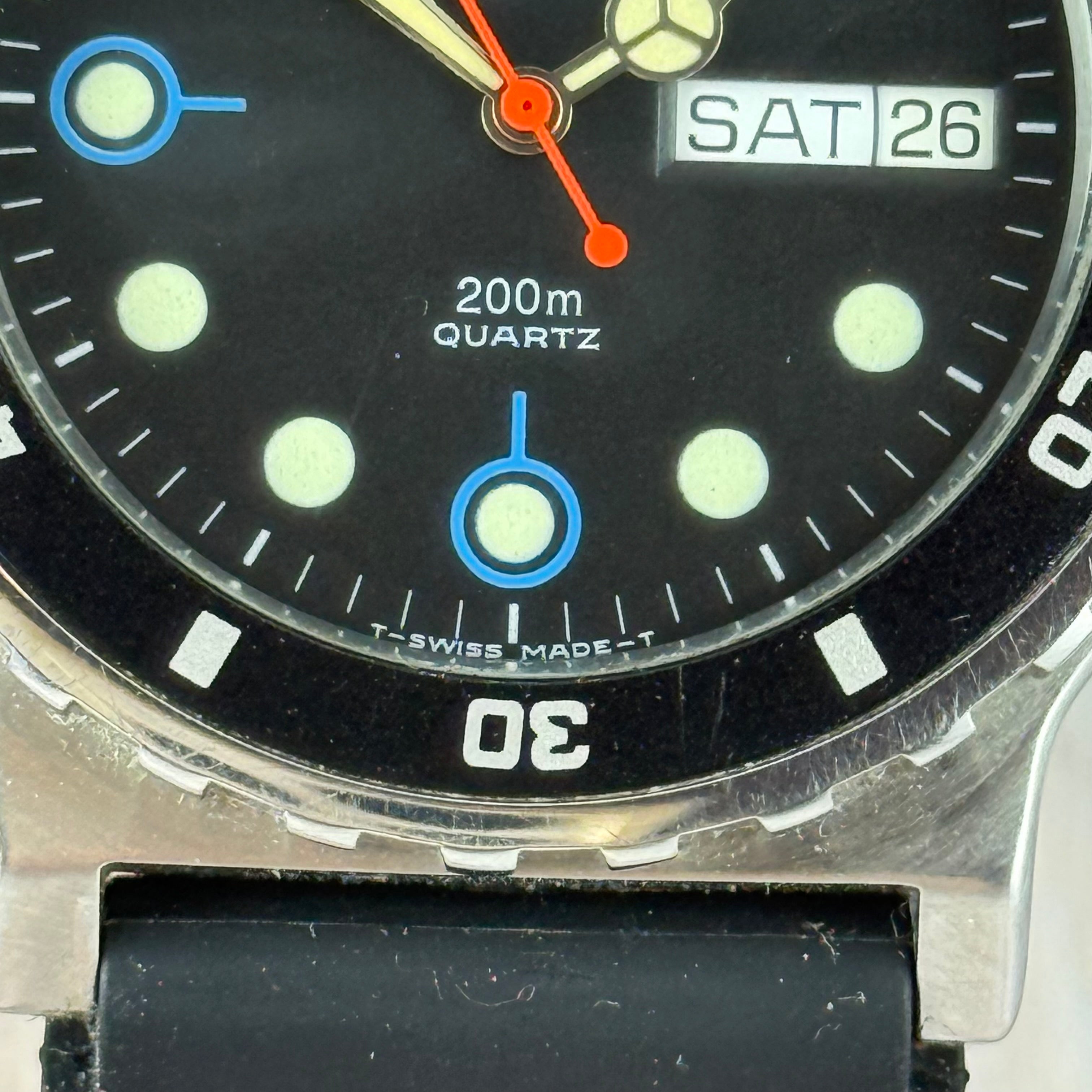 1970s Everite “triggerfish” men’s quartz divers watch 200M