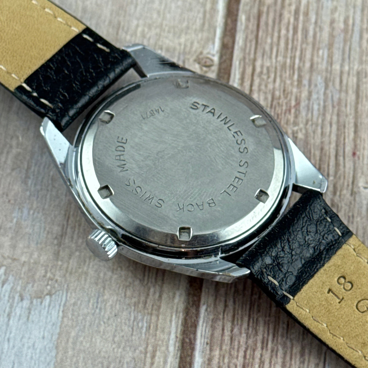 1960s Excalibur Roman dial men’s Manual wind wrist watch 35mm