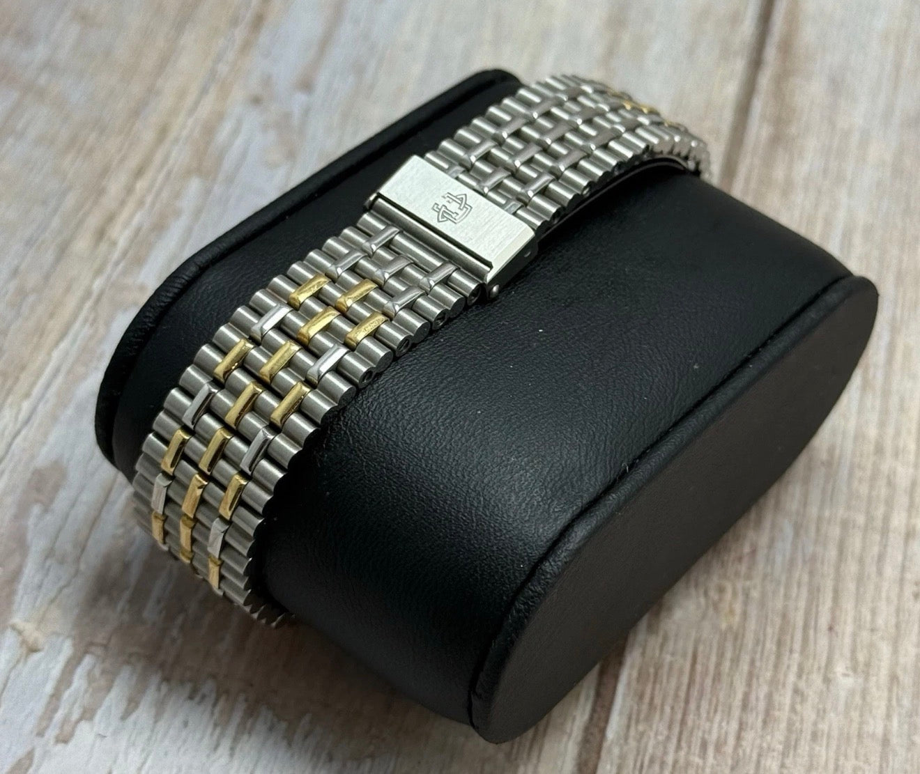1990s Van Cleef & Arpels La Collection Watch solid 18ct Gold & Steel 34mm Unisex Men’s