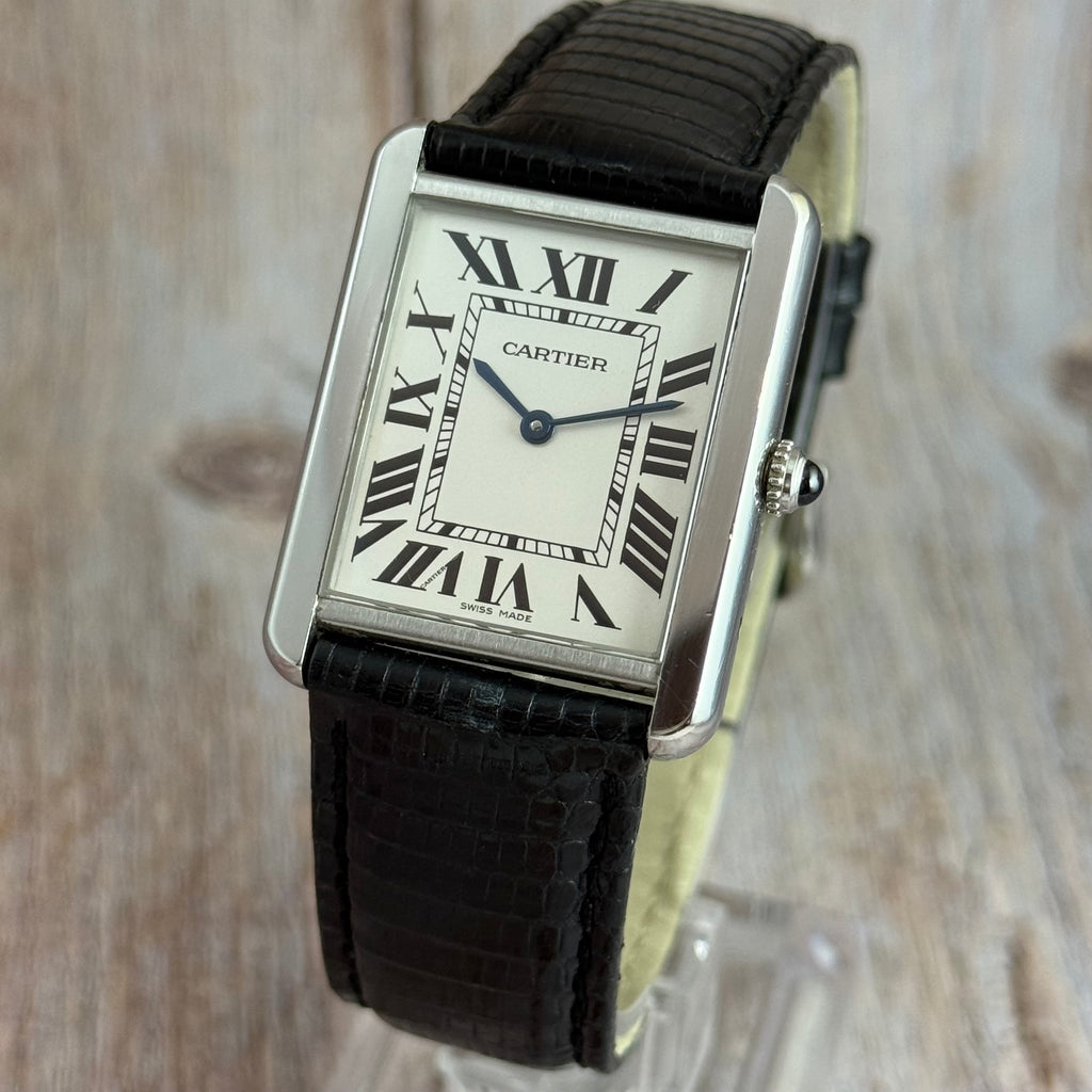 2010 Cartier Tank Solo unisex quartz wrist watch (2715) 27mm