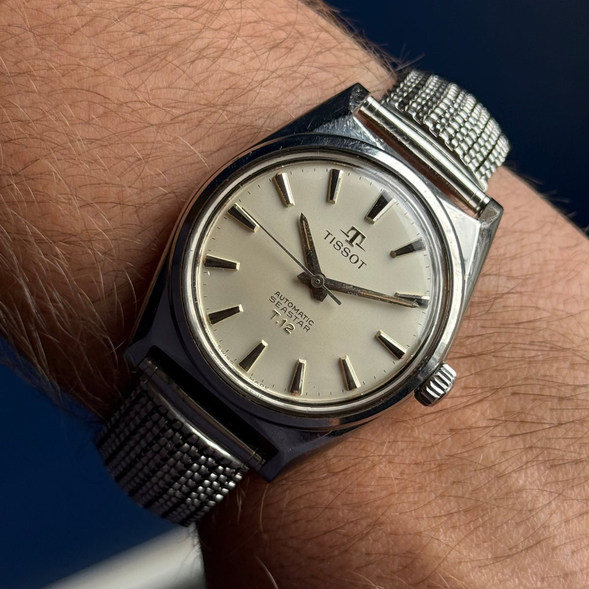 Vintage Tissot Seastar automatic T12 ‘flagship Back’ Men’s Wrist Watch