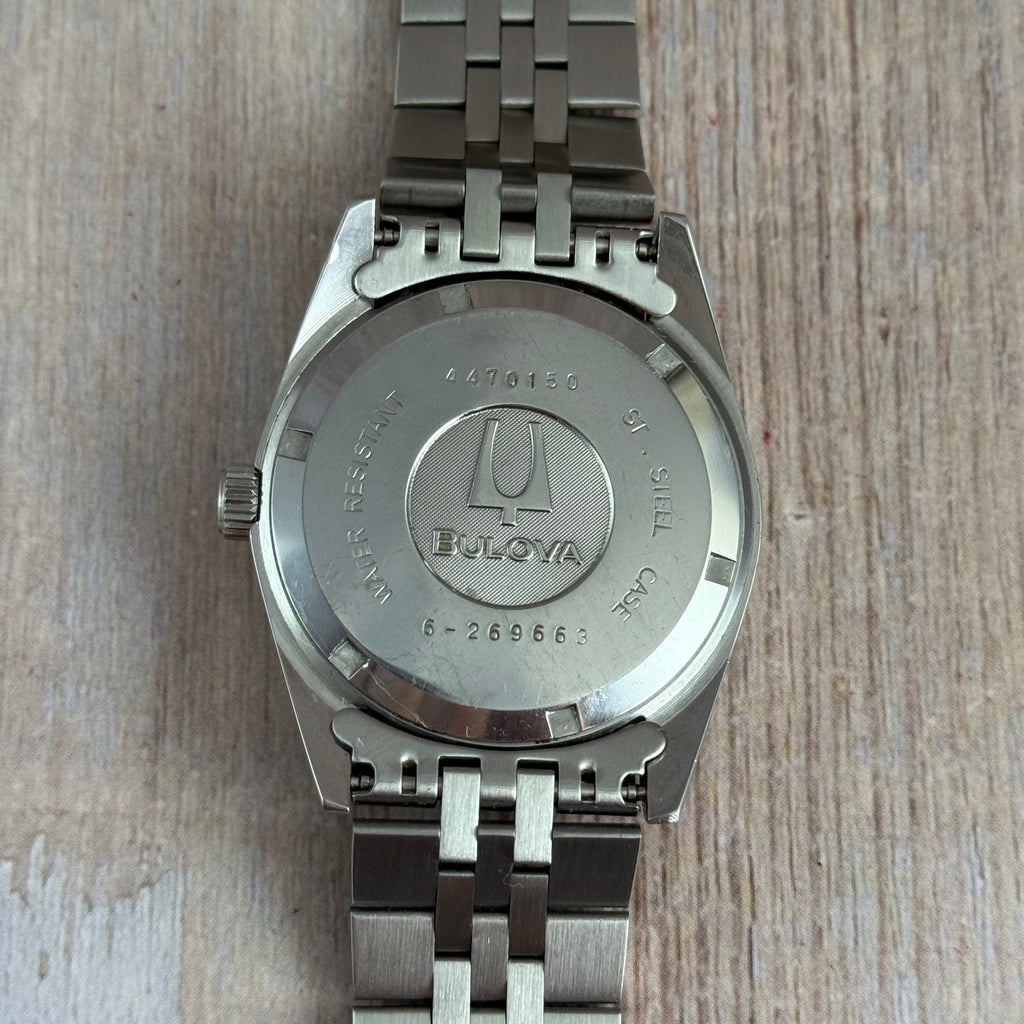 1979 Bulova ‘Datejust’ men’s automatic wrist watch 37mm Royal Oak era