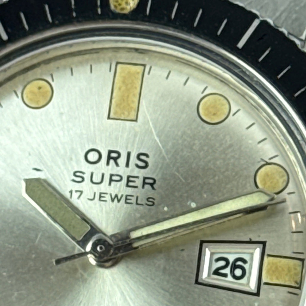 1960s Oris Super “sixty five” silver dial men’s divers watch boxed