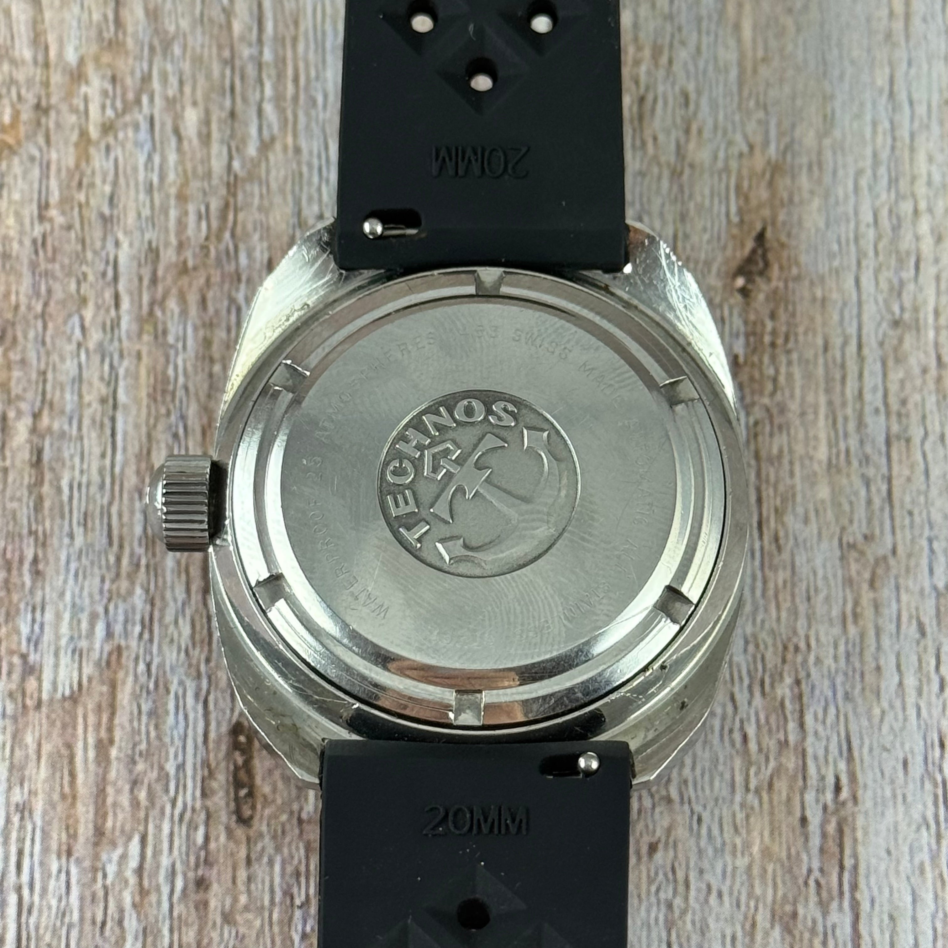 1960s Technos Sky diver automatic men’s divers watch 37mm