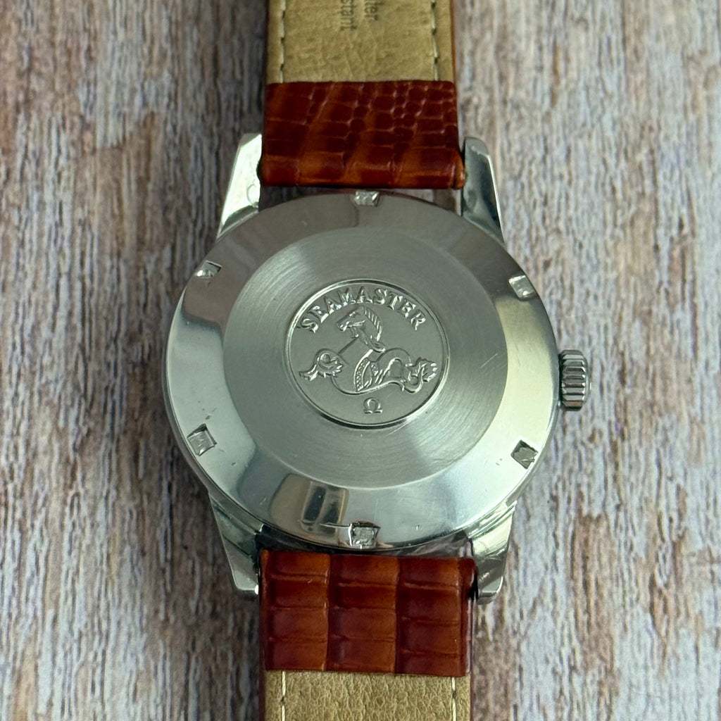 1961 Omega Seamaster Türler men’s manual wind wrist watch steel