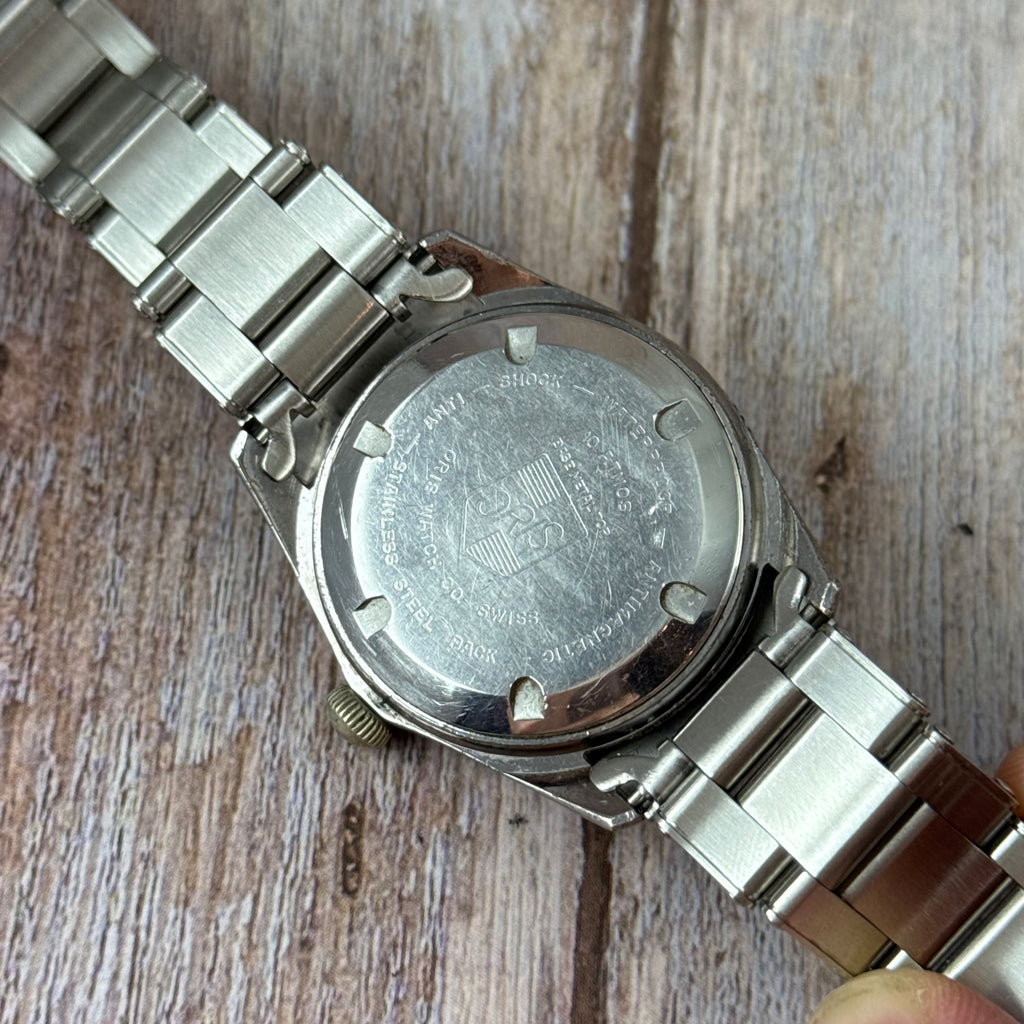 1960s Oris Super “sixty five” silver dial men’s divers watch boxed