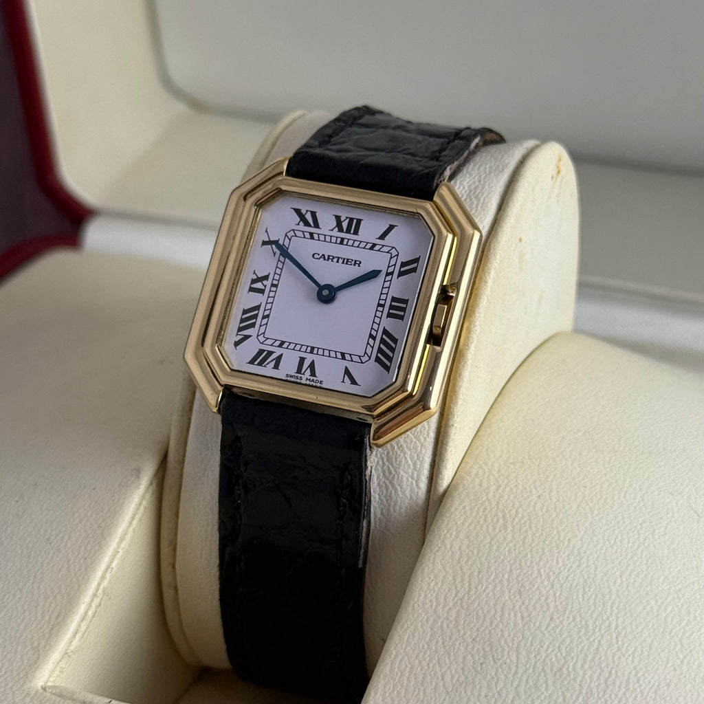 1990s Cartier Ceinture ladies 18ct yellow gold wrist watch (78099)
