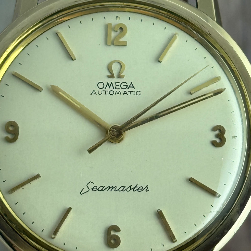 1961 Omega Seamaster 9ct Solid Gold Men’s Automatic Wrist Watch Box,Papers 35mm