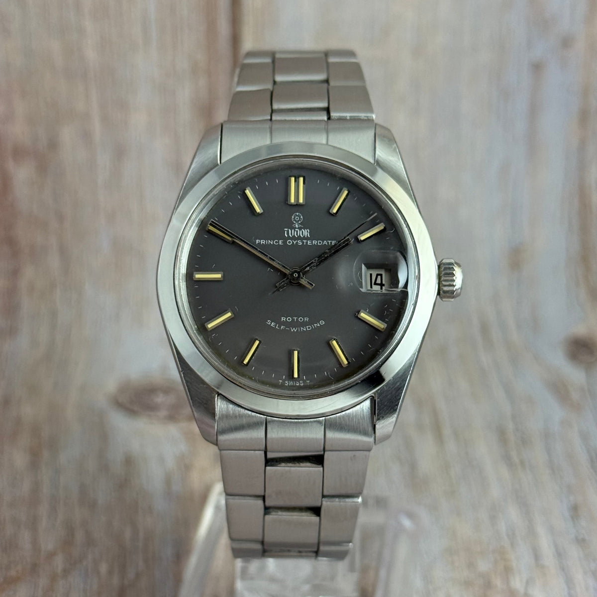 1966 Tudor Prince Oysterdate Men’s Grey Dial Watch Ref 7966