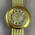 Space age ROTARY UFO men’s automatic divers watch 40mm gold plated