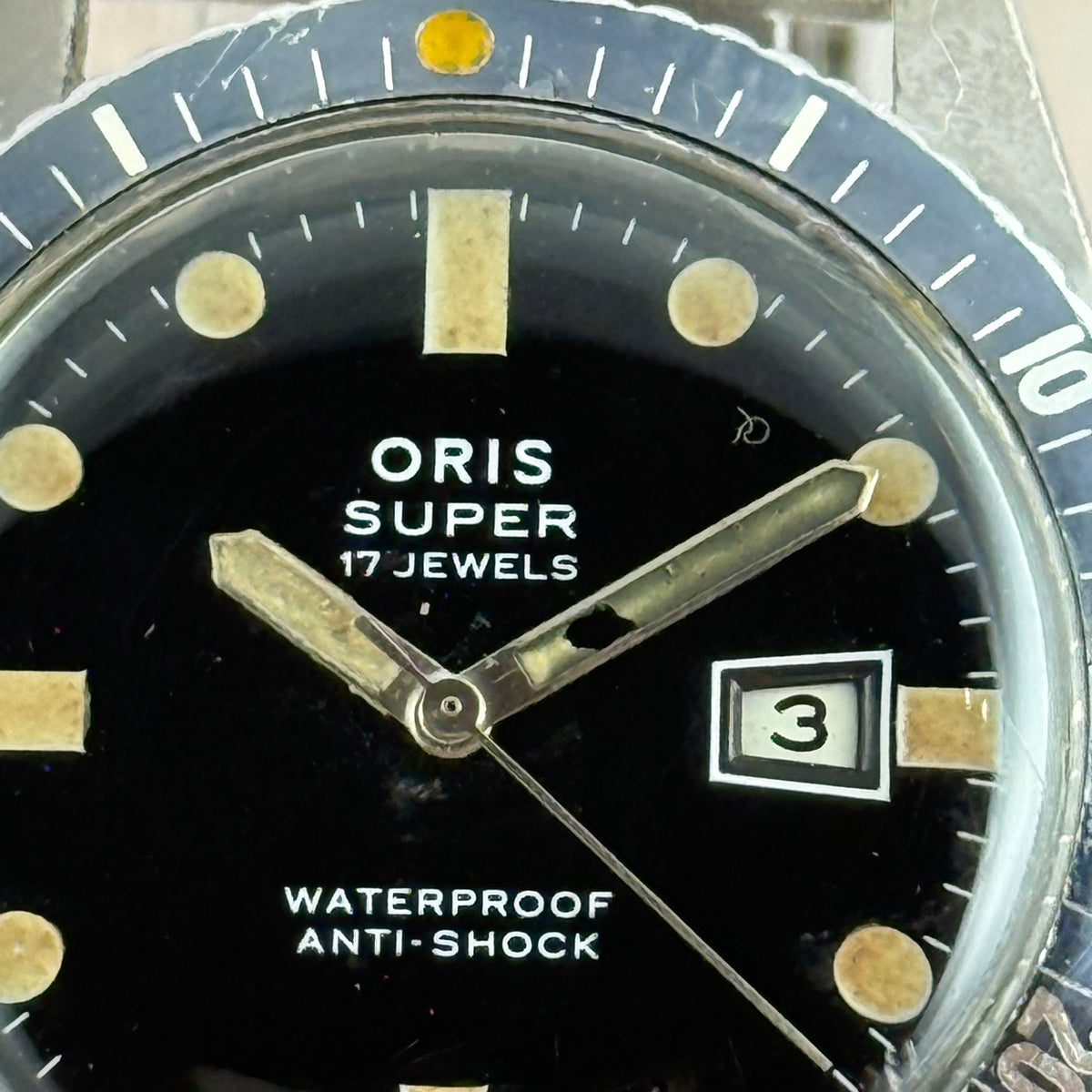 1960s Oris Super “sixty five” men’s vintage skin divers watch manual wind 36mm