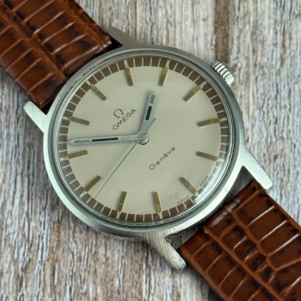 1970 Omega Genève men’s Manual wind wrist watch 35mm (135.070)