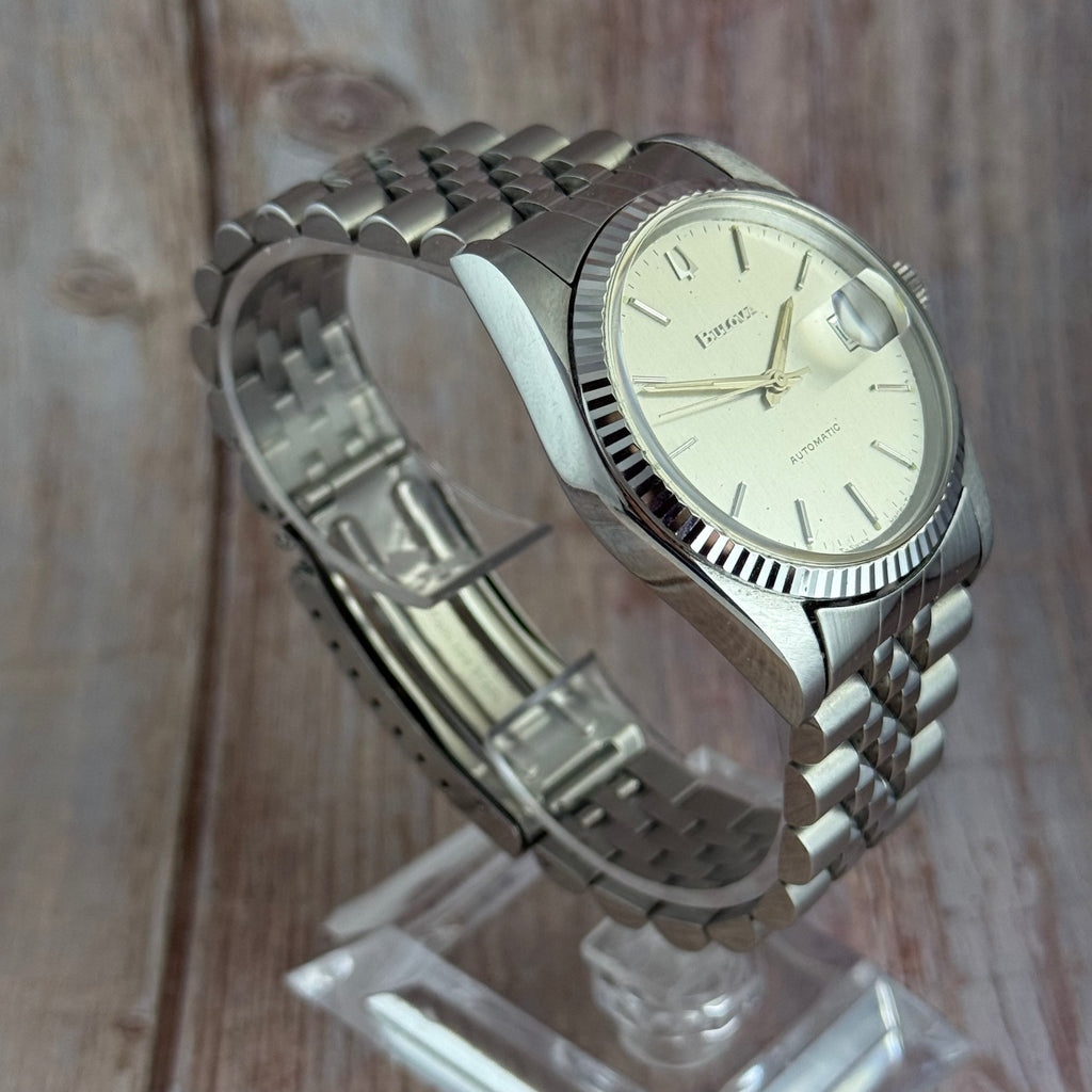 1979 Bulova ‘Datejust’ men’s automatic wrist watch 37mm Royal Oak era