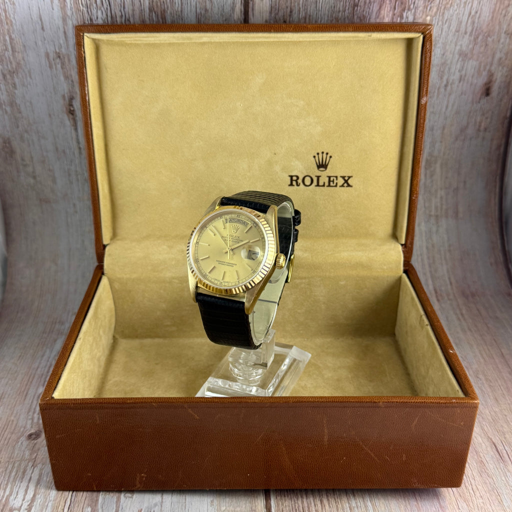 1986 Rolex Day-Date President Men’s 18ct Gold Watch 36mm (18038)