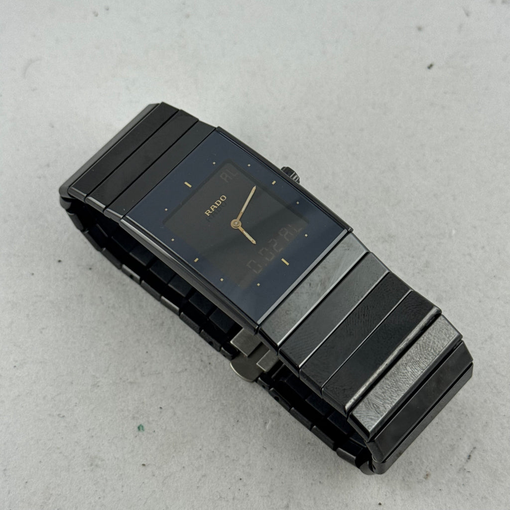 Rado ceramica Diastar men’s multifunction wrist watch titanium & ceramic boxed