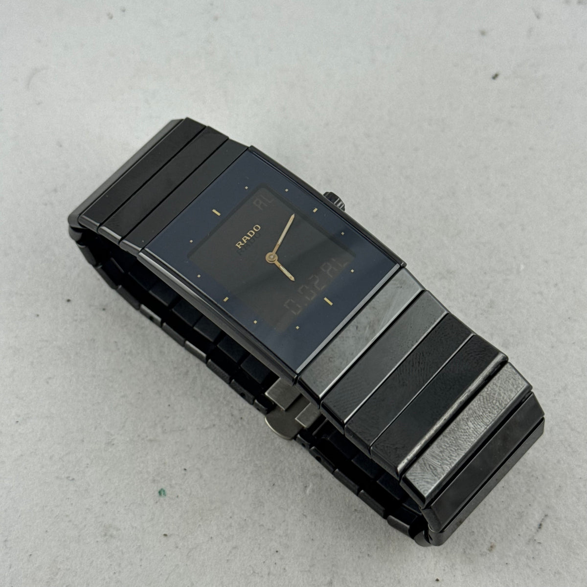 Rado ceramica Diastar men’s multifunction wrist watch titanium & ceramic boxed