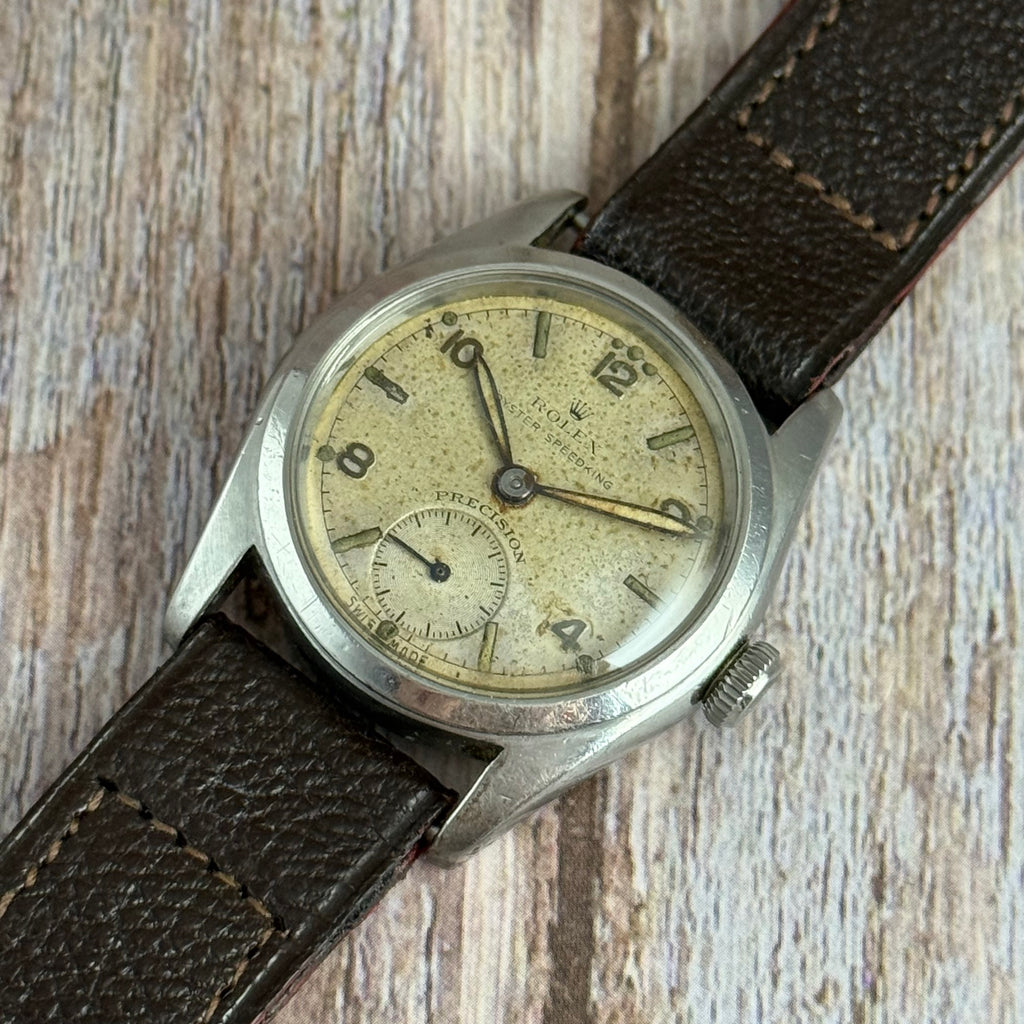 1948 Rolex Oyster SpeedKing Gents Ref 5056 Vintage Watch 30mm Serviced