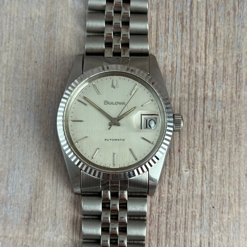 1979 Bulova ‘Datejust’ men’s automatic wrist watch 37mm Royal Oak era
