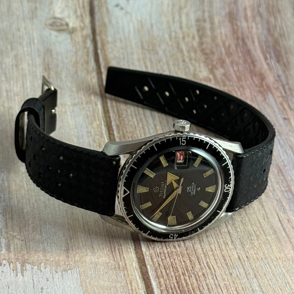 1960s Titoni Seascoper men’s automatic divers watch 25J 660ft