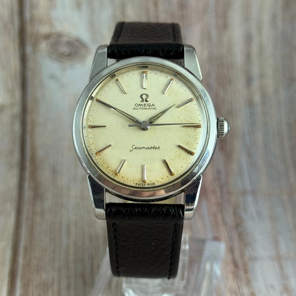 1958 Omega Seamaster Automatic Men’s 35mm Steel Watch (2848/8-1SC) Working