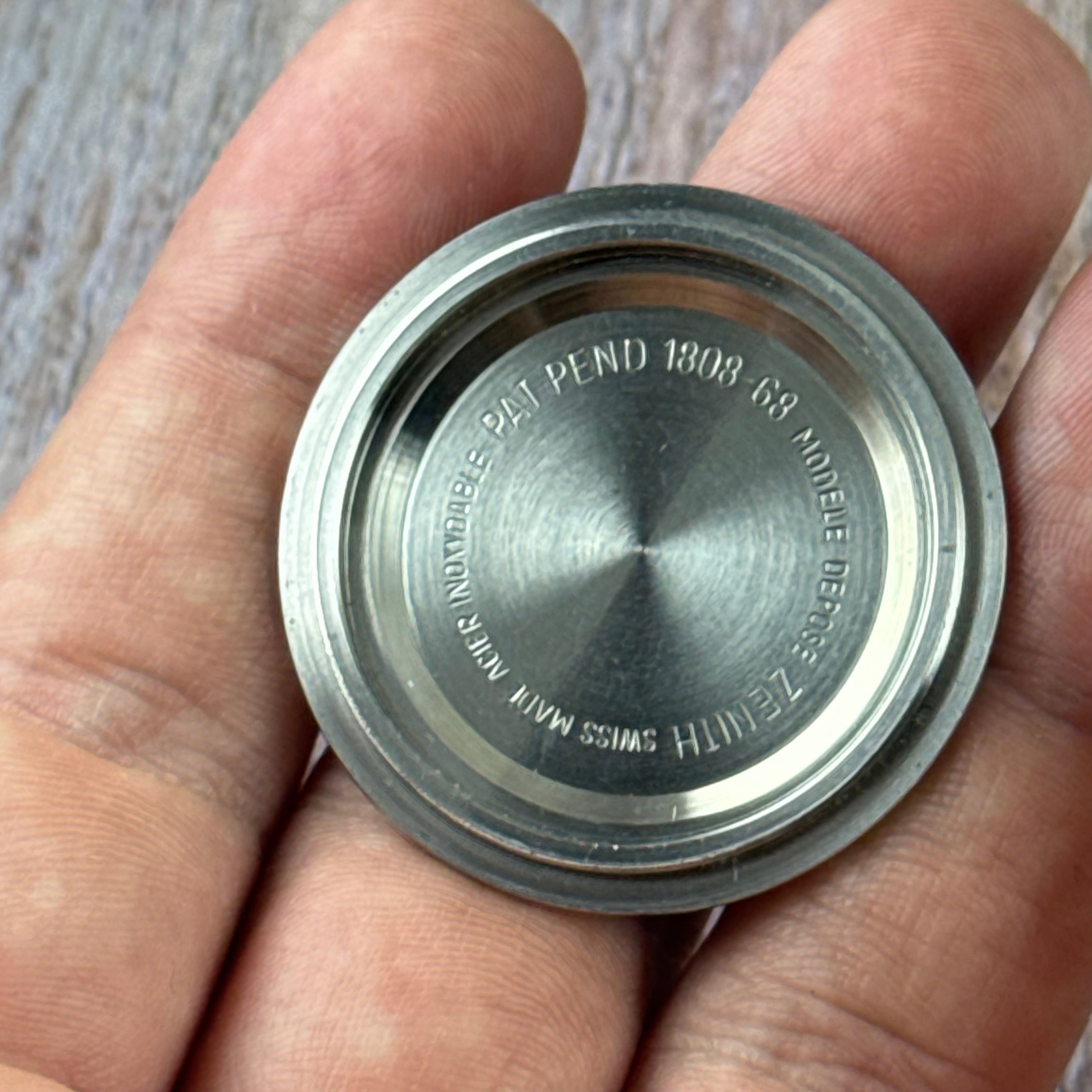 1970s Zenith Defy ‘charcoal’ dial men’s divers watch
