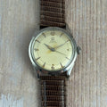 1950 Omega bumper automatic men’s Breguet dial wrist watch 33mm (2635-5)