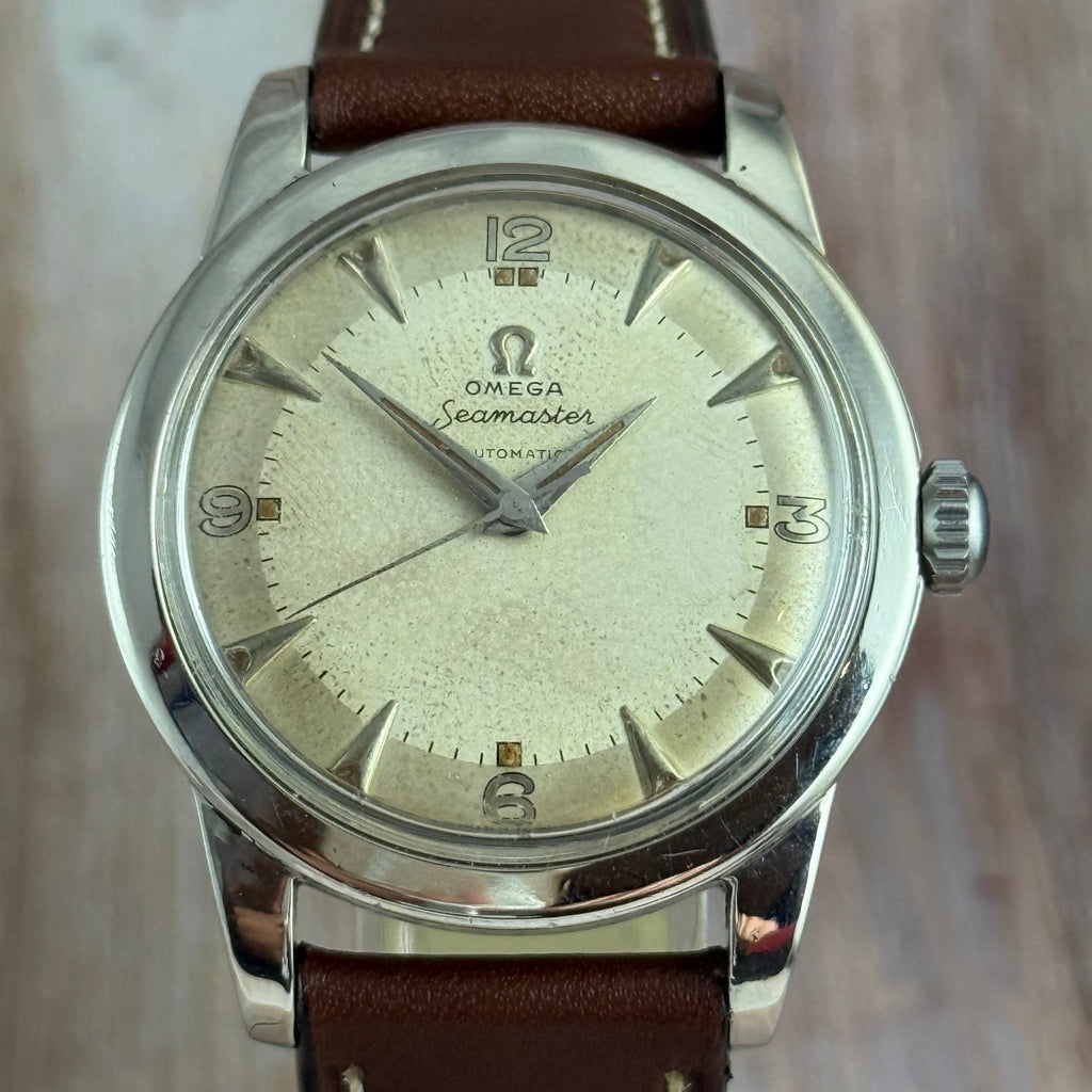 1950 Omega Seamaster ‘Explorer Arabic’ Dial Men’s Automatic Wrist Watch 35mm SERVICED