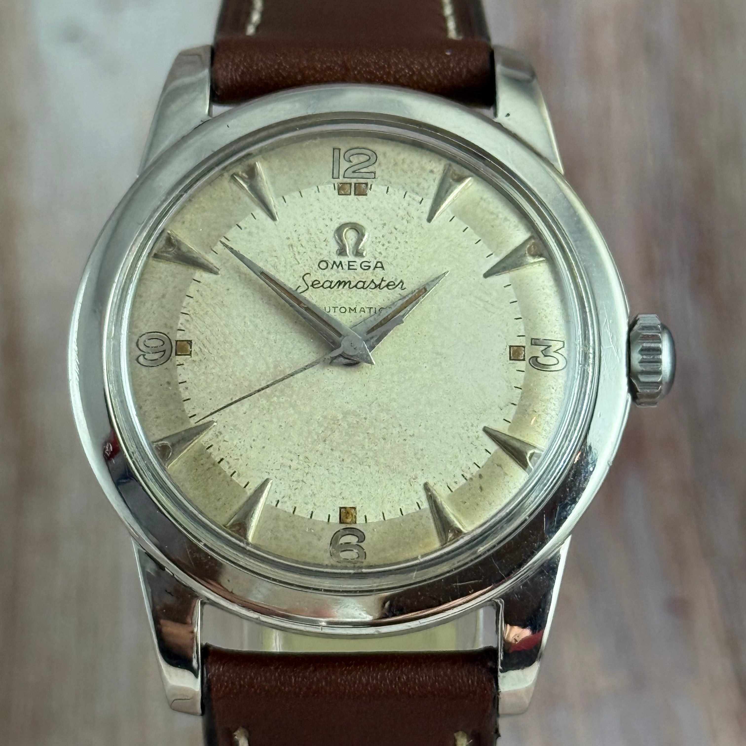 1950 Omega Seamaster ‘Explorer Arabic’ Dial Men’s Automatic Wrist Watch 35mm SERVICED