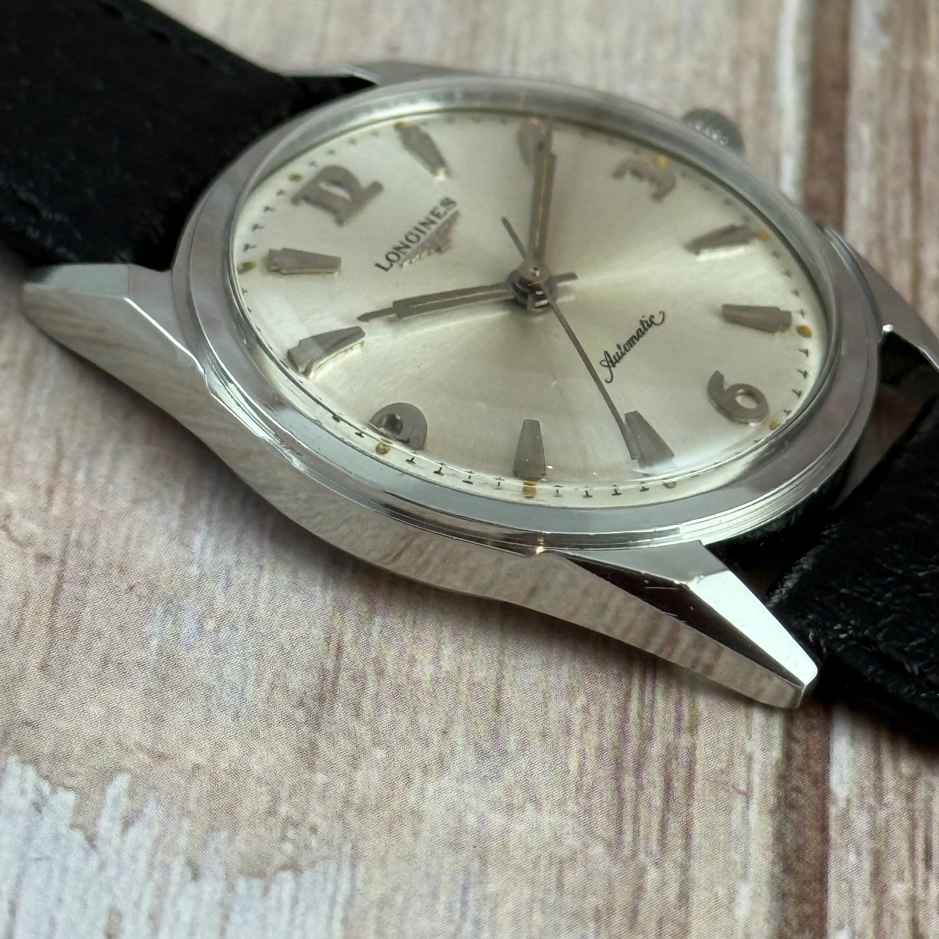 1961 Longines ‘grand prize’ gents automatic wrist watch steel (2534-340)