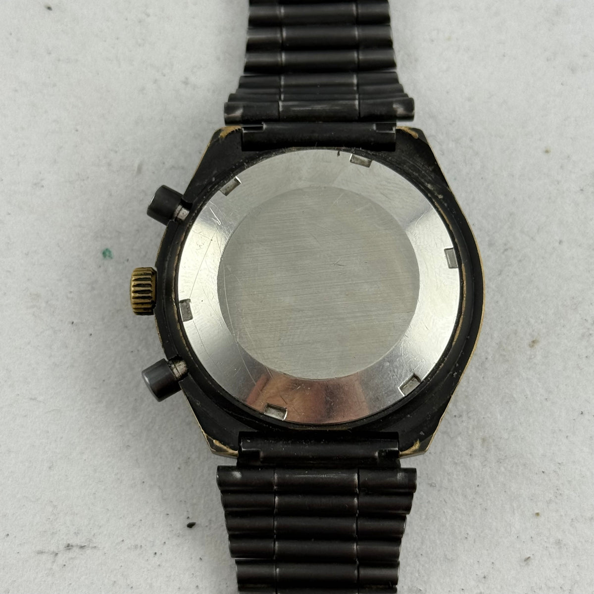 1980s Gallet Multichron 12 Automatic Chronograph PVD 'Valjoux Cal. 7750' "Top Gun"