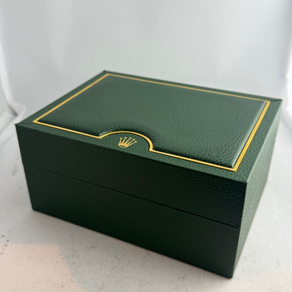 1990 Rolex Oyster Perpetual Date men’s steel champagne dial watch boxed